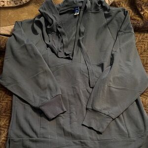 Dark Grayish green  Hoodie with Drawstring OLD NAVY active
